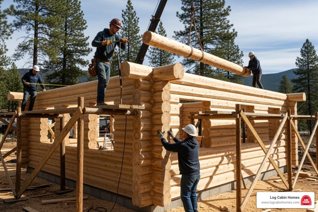 log cabin kit assembly